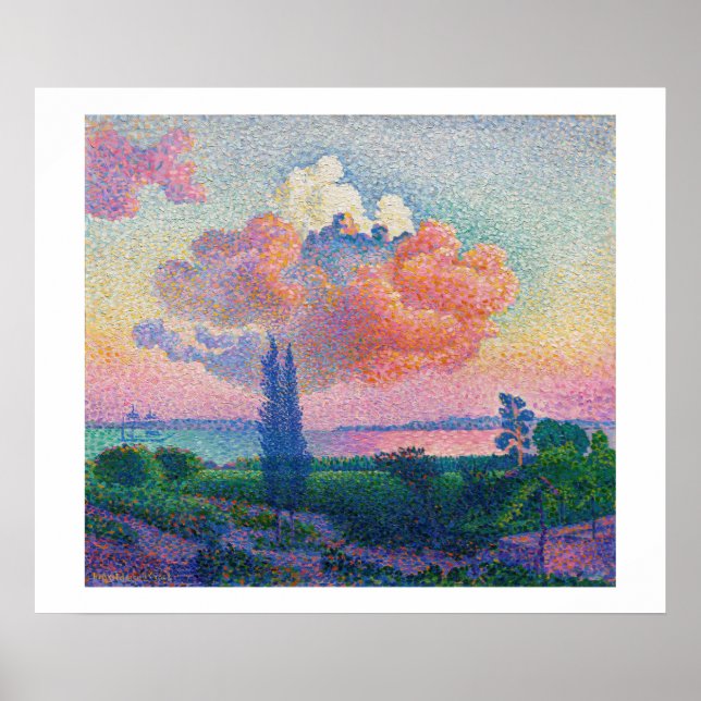 POSTER : HENRI EDMUND CROSS : NUAGE ROSE (Devant)