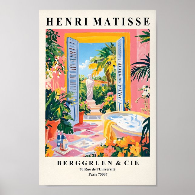Poster Henri Matisse esthétique Salle de bain Mur Art, Do (Devant)