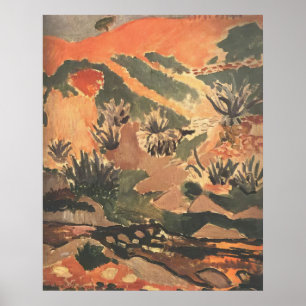 Poster Henri Matisse - Paysage au ruisseau (Ruisseau aux 