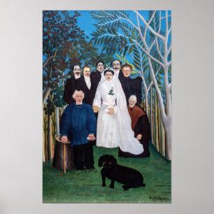 Poster Henri Rousseau - La fête de mariage