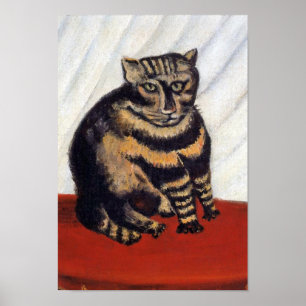 Poster Henri Rousseau - Le Tigre ( Le Conversation Tigre 