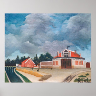 Poster Henri Rousseau - L'Usine de chaises