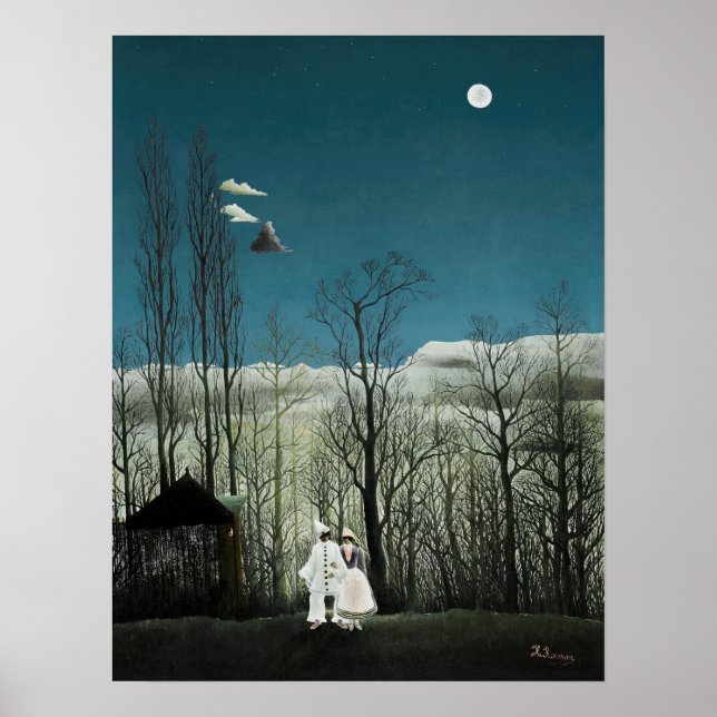 Poster Henri Rousseau - Soirée Carnaval (Devant)