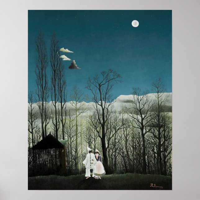 Poster Henri Rousseau - Soirée de Carnaval (Devant)