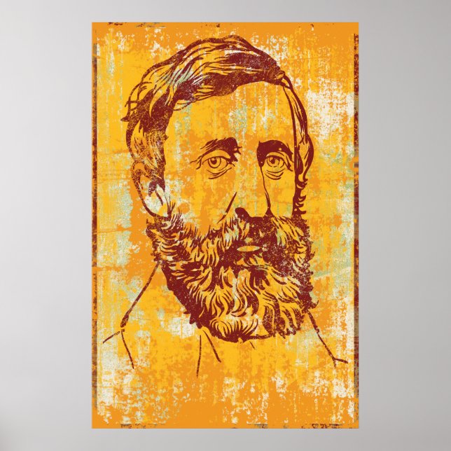 Poster Henry David Thoreau (Devant)