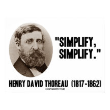 Henry David Thoreau Simplifier la soumission