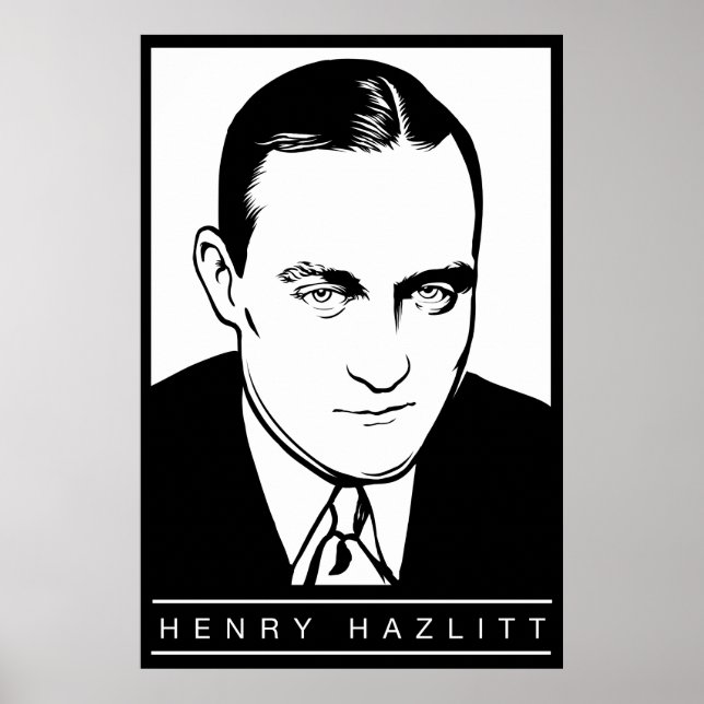 Poster Henry Hazlitt (Devant)