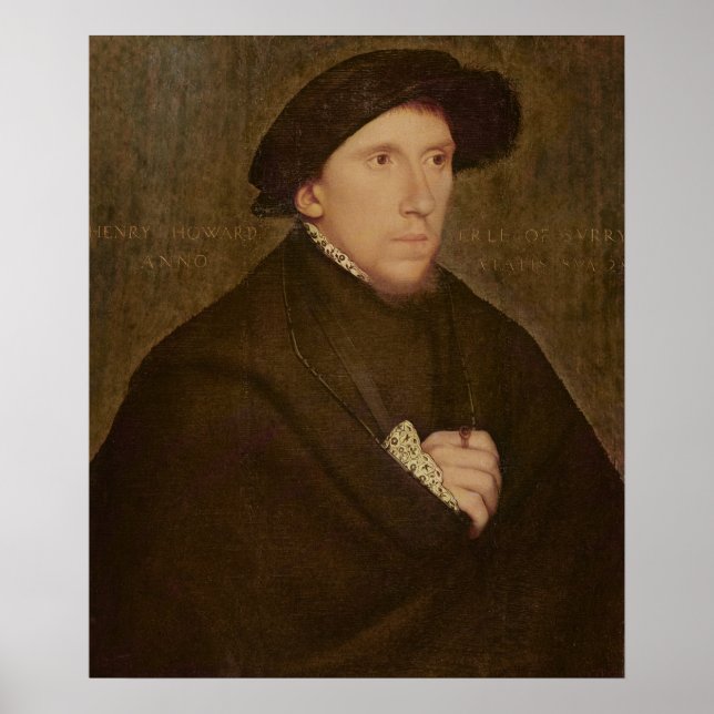Poster Henry Howard, comte de Surrey, vers 1542 (Devant)