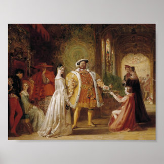Poster Henry VIII et Anne Boleyn