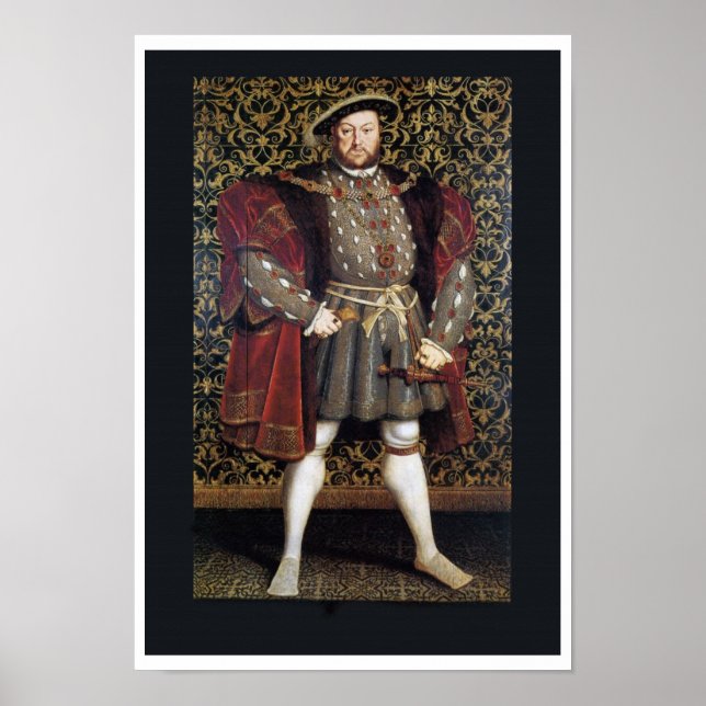 Poster Henry VIII Portrait (Devant)