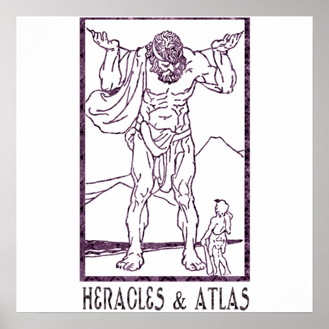 Poster Heracles & Atlas (Devant)