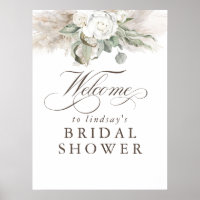 Herbe des Pampas Fleur Boho Bienvenue Mariage