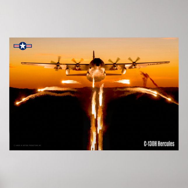 POSTER HERCULES C-130H (Devant)