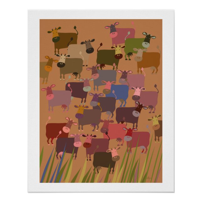 poster herd of cows (Vorderseite)