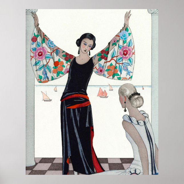 Poster Here Are My Wings - George Barbier (Devant)