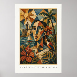 Poster Héritage de la République dominicaine Voyage dan