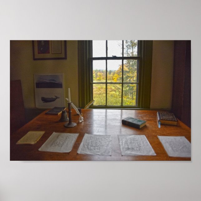 Poster Herman Melville's Window, Massachusetts (Devant)