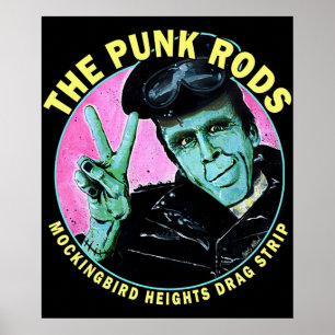 Poster Herman Munster The Punk Rods