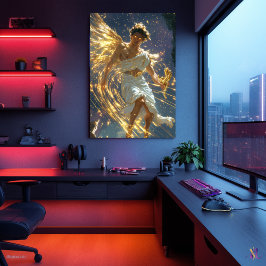 Poster Hermes, Messager des Dieux - Vitesse Divine