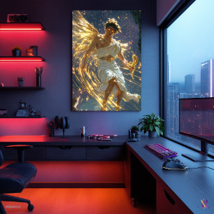 Poster Hermès, Messager des Dieux - Vitesse Divine