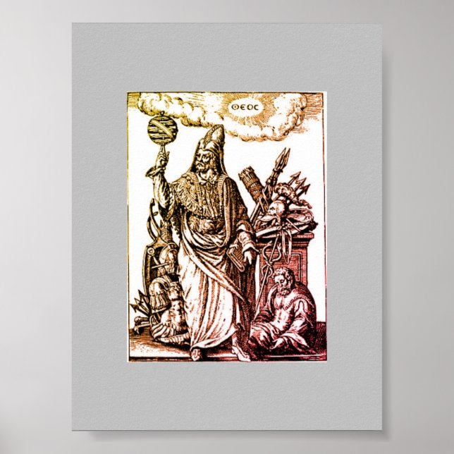 Poster Hermes Trismegistus (Hermes le plus grand des Thri (Devant)