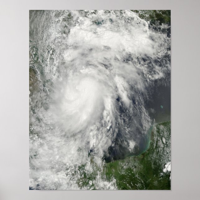 Poster Hermine de tempête tropicale dans le golfe du Mexi (Devant)
