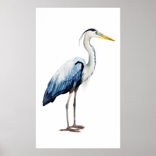 Poster Héron d'oiseau de mer II personnalisé