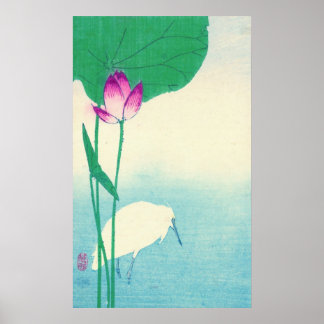 Poster Heron et Lotus 1910