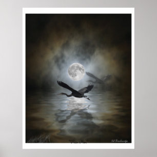 Poster "Heron Moon"