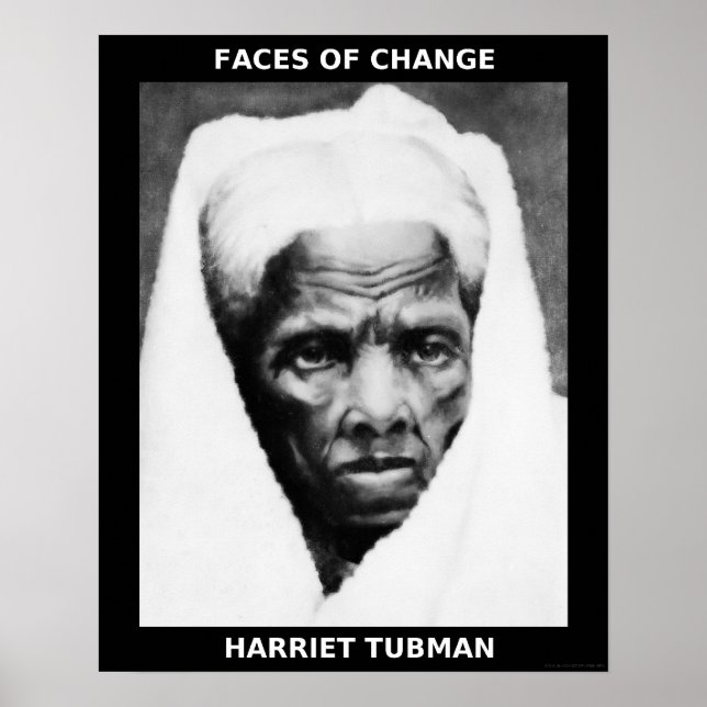 Poster Héros du Mois de l'Histoire Noire - Harriet Tubman (Devant)