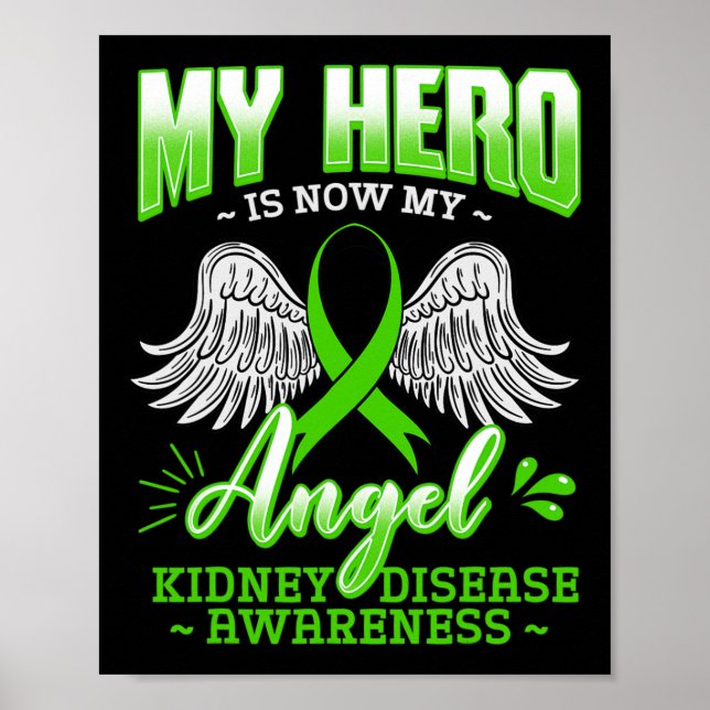 Poster Héros Est Maintenant Mon Angel Maladie Du Rein Ver (Devant)