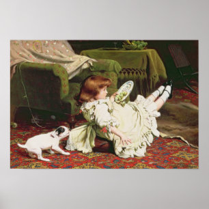 Poster Heure de jouer, 1886