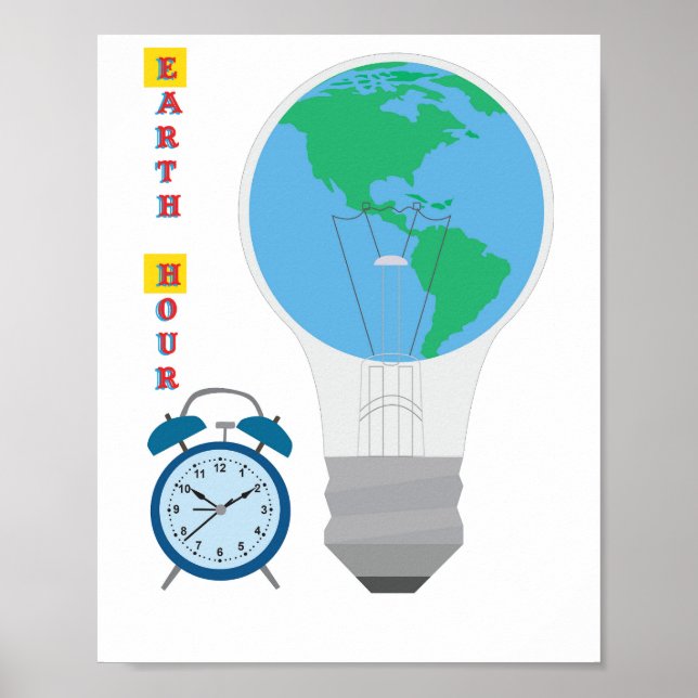 Poster Heure de la Terre (Devant)