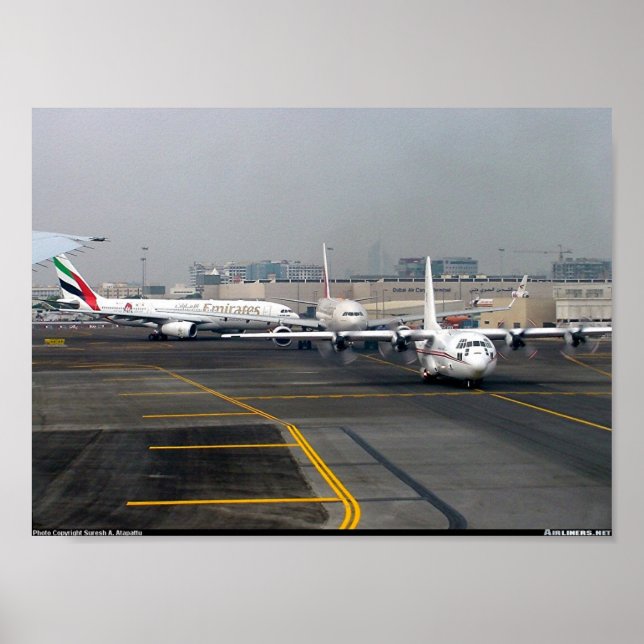 Poster Heure de pointe du matin à Dubaï (Devant)