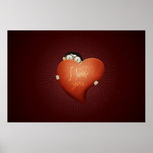 Poster Heureuse Sainte-Valentin : Un garçon dans l'amour
