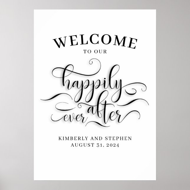 Poster Heureusement toujours après l'Affiche de bienvenue (Devant)