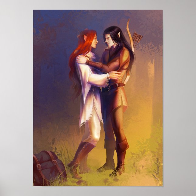 Poster Heureux de vous voir. (Devant)