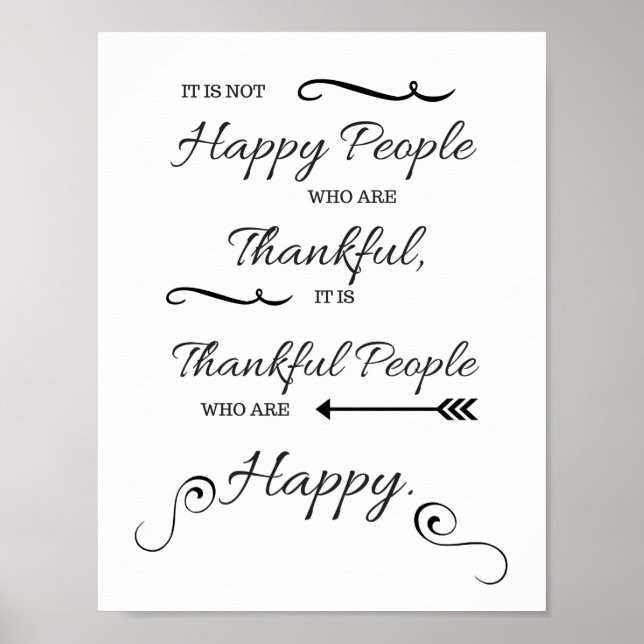 Poster Heureux les gens sont heureux (Devant)