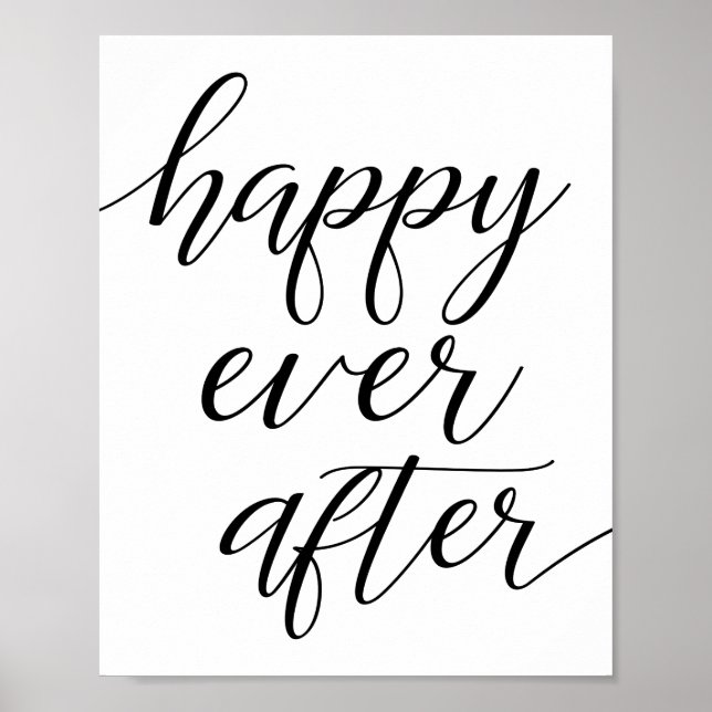 Poster Heureux toujours après Mariage (Devant)