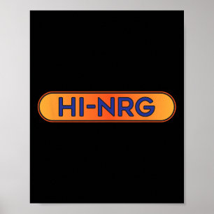Poster Hi-nrg Disco Tee - Dance Club Party Vibes