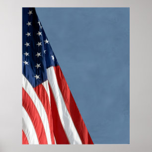 Poster Hi Res COMPACT PHOTO ARRIÈRE - Drapeau US sur ardo