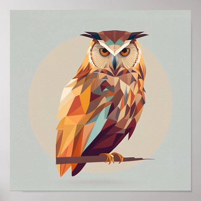 Poster Hibou (Devant)