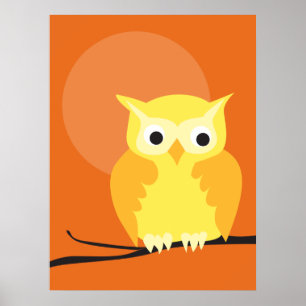 Poster hibou 11