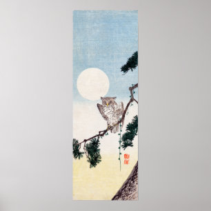 Poster Hibou japonais no.2