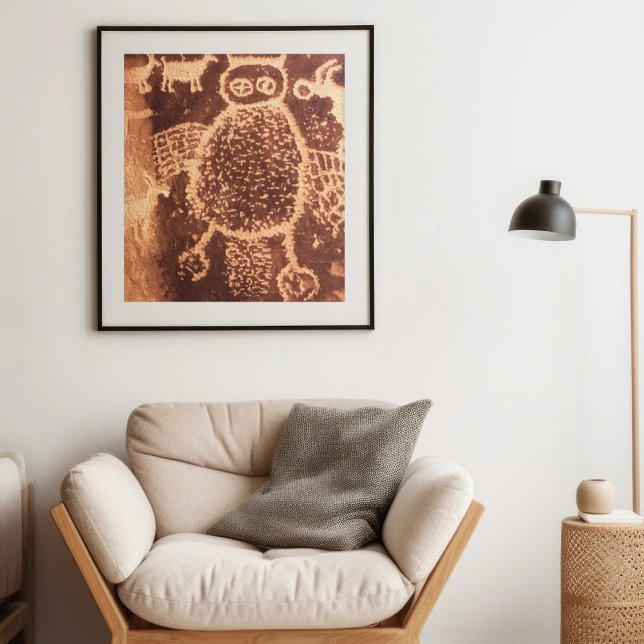 Poster Hibou Pictograph Utah, canyon de 9 miles (Créateur téléchargé)