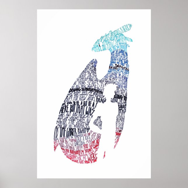 Poster Hiccup Toile (Devant)