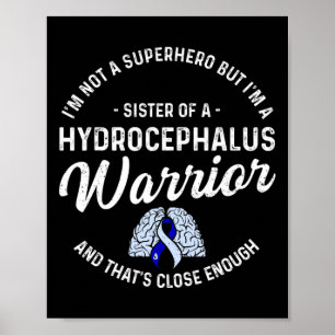 Poster Hidrocéphalie Survivante Soeur Héros Sensibilisati