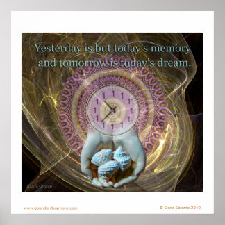 Poster Hier n'est que la mémoire d'aujourd'hui...
