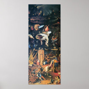Poster Hieronymus Bosch-Le Jardin des Plaisirs, Enfer