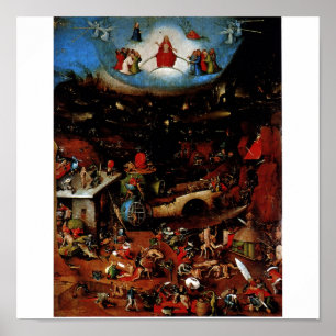 Poster Hieronymus Bosch Le jugement Dernier